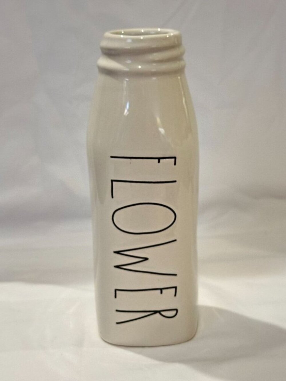 Rae Dunn "Flower" Artisan Collection Vase – Cream Floral | $15